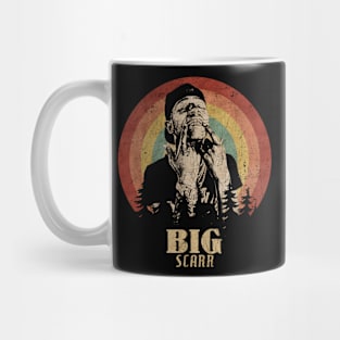 Retro Sunset Big Scarr Rapper Mug